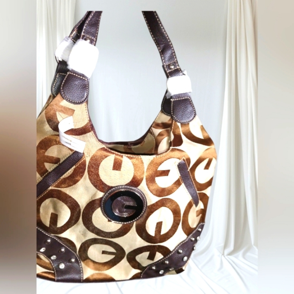 The Big G Shoulder Bag Hobo Style Vegan Leather